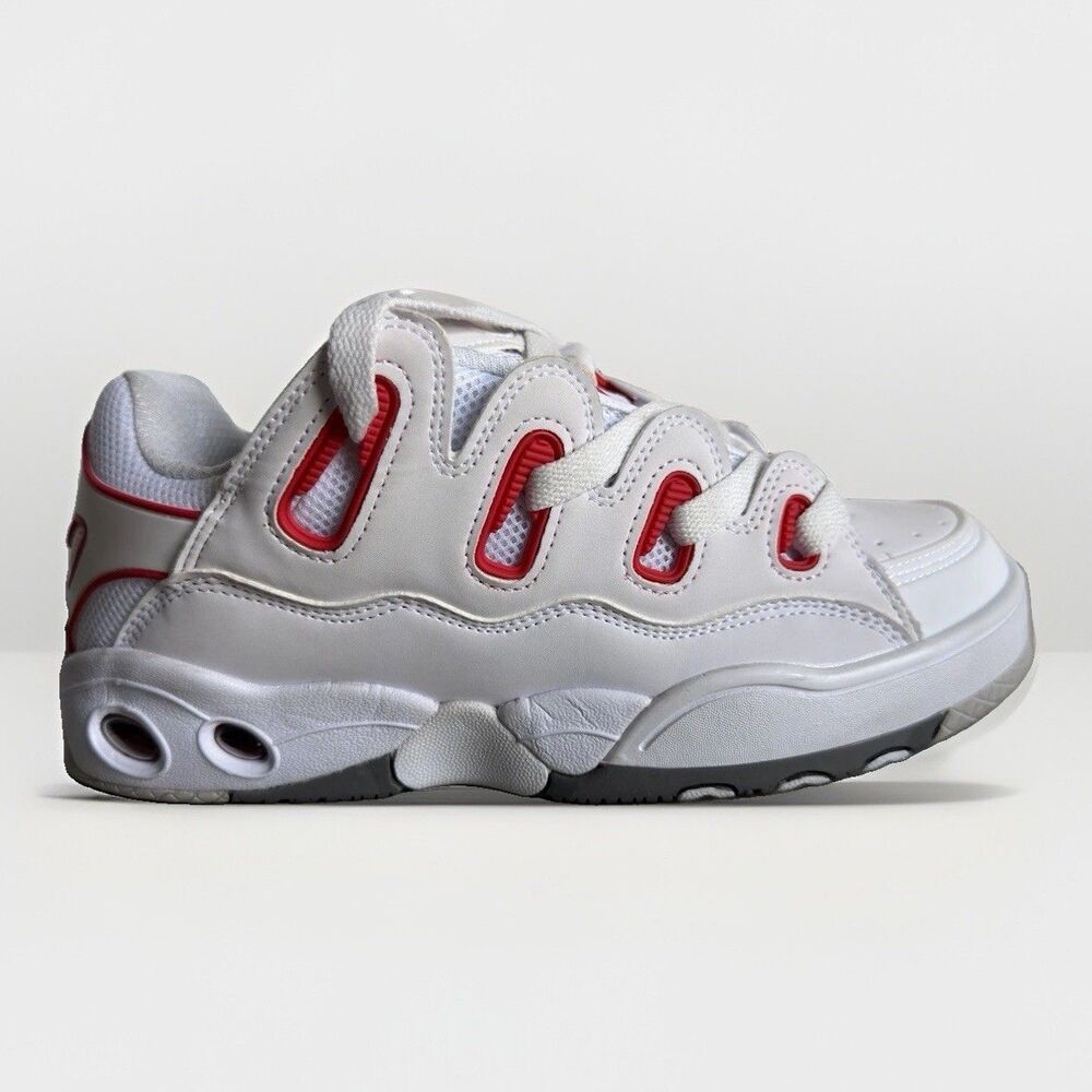 Osiris D3 OG White Red Grey Skate Shoes Men’s US 7 EU 39.5 HJ.HOL.23 Clean